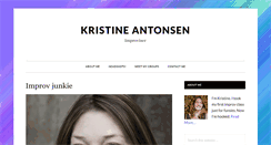 Desktop Screenshot of kristineantonsen.com