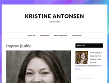 Tablet Screenshot of kristineantonsen.com